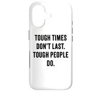 Custodia per iPhone 17 Tough Times Don't Last: Positive Inspiration Life Motivation