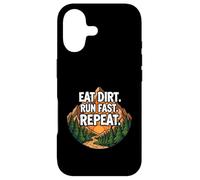 Custodia per iPhone 17 Trail Running Mountain Runner Eat Dirt Run Fast Repeat