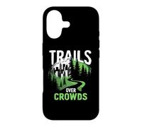 Custodia per iPhone 17 Trails Over Crowds Trekking Lento Natura Calma
