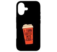 Custodia per iPhone 17 TRASFORMO IL CAFFÈ IN CODICE Caffeine Web Developers Coding Meme