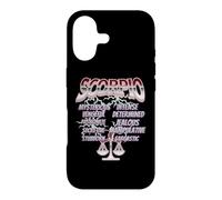 Custodia per iPhone 17 Tratti dello Scorpione Zodiaco Astrologia Retro Citazione