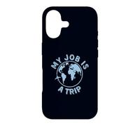 Custodia per iPhone 17 Travel Job è un umorismo aereo di Trip Globe