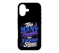 Custodia per iPhone 17 Troppi Pensieri Non Abbastanza Sonno Design
