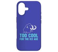 Custodia per iPhone 17 Troppo cool per l'era glaciale divertente amante dei mammut lanosi