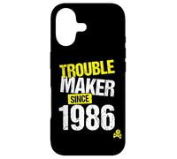 Custodia per iPhone 17 Trouble Maker since 1986 - Anno di nascita scherzo sarcastico