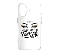 Custodia per iPhone 17 Truccatore Ali Fear Me Cosmetologo Salone di bellezza