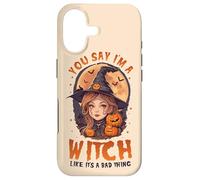 Custodia per iPhone 17 Tu, dì che sono una strega come se fosse una brutta cosa carina strega