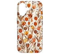 Custodia per iPhone 17 Tulipano Arancione Floreale Marrone Tulipani Fiore Di Campo Su