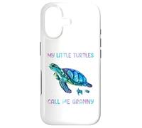 Custodia per iPhone 17 Turtle Watercolor Sea Ocean My Turtles Call Me Granny