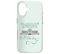 Custodia per iPhone 17 Tutto quello che voglio per Natale è vivere in PEMBERLEY Austen Meme