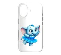 Custodia per iPhone 17 Tutu blu ballerina elefante carino bambino