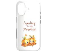 Custodia per iPhone 17 Twins Pregnancy Expecting Two Little Pumpkins Halloween Fall