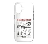 Custodia per iPhone 17 Tyrannosaurus Rex Fossil Guide Museo Anatomia Arte