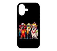 Custodia per iPhone 17 Uccelli tropicali hawaiani estivi pappagallo ara amanti degli uccelli