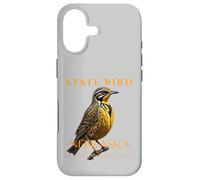 Custodia per iPhone 17 Uccello del Territorio del Nebraska L'allodola occidentale