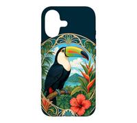 Custodia per iPhone 17 Uccello della giungla Art Nouveau Tucano tropicale