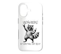 Custodia per iPhone 17 Undiagnosed But Something Ain't Right Funny Raccoon Feral