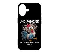 Custodia per iPhone 17 Undiagnosed But Something Aint Right Women Funny Chicken Mom