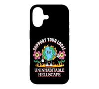 Custodia per iPhone 17 Uninhabitable Hellscape Divertente cambiamento climatico Meme Terra