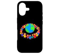 Custodia per iPhone 17 Unity Around The World - Kids Holding Hands Global Peace