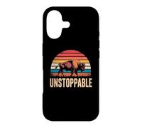 Custodia per iPhone 17 Unstoppable Buffalo Bison Outdoor Vintage Graphic