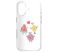 Custodia per iPhone 17 Valentine Raspberry Lemon Anguria Cuore Love Red Fun Tee