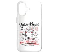 Custodia per iPhone 17 Valentines Is A Cat And A Bottle Of Wine Cause I Love Them