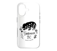 Custodia per iPhone 17 Vancouver BC Bear & Flowers Nature At Your Door Design