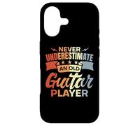 Custodia per iPhone 17 Vecchio chitarrista musicista chitarra jazz nonno