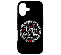 Custodia per iPhone 17 Vegas Girls Trip 2025 Crew We're Trouble When We're Together