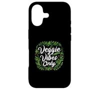 Custodia per iPhone 17 Veggie Vibes Only Plant Based Vegetarian Vegan Lifestyle