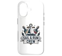 Custodia per iPhone 17 Vela e Rum Crew Divertente Sailing Captain Sailor