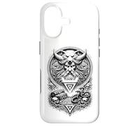 Custodia per iPhone 17 Veles Simbolo Rune Slavo Pagano Sciamano Totem Arte