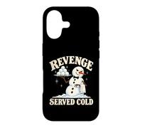 Custodia per iPhone 17 Vendetta servito freddo pupazzo di neve palla di neve battaglia inverno umorismo bavaglio
