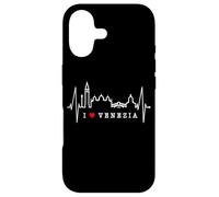 Custodia per iPhone 17 Venezia Skyline Battito del Cuore L'Italia Love Amo Venezia