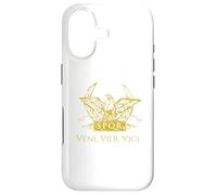 Custodia per iPhone 17 Veni Vidi Vici - Citazione latina Giulio Cesare - Roma antica