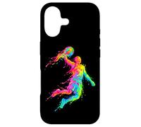 Custodia per iPhone 17 Vernice colorata Splatter Basket Slam Dunk Uomini Donne