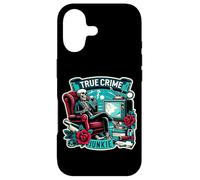 Custodia per iPhone 17 Vero crimine Show televisivo Detective Couch Scheletro