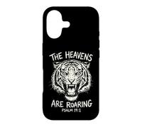 Custodia per iPhone 17 Versetto della Bibbia The Heavens Are Roaring Tiger