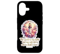 Custodia per iPhone 17 Versetto della donna cristiana Il Signore è la mia luce e la mia salvezza