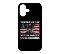Custodia per iPhone 17 Veterans Day Never Forget Our Heroes USA Flag Soldati Stivali