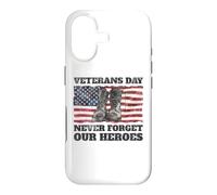 Custodia per iPhone 17 Veterans Day Never Forget Our Heroes USA Flag Soldati Stivali