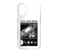 Custodia per iPhone 17 Via Lattea Sistema Solare Terra Sei Qui Astronomia Scienza