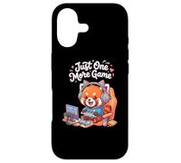 Custodia per iPhone 17 Video Gaming Just one more Game Gaming Red Panda