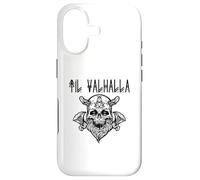 Custodia per iPhone 17 Viking Skull Til Valhalla Norse Mythology Warrior