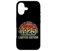 Custodia per iPhone 17 Vintage 1925 Edizione Limitata 101° Compleanno 101 Anni