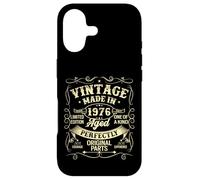 Custodia per iPhone 17 Vintage 1976 Made Or Born In 1976 Original Parts Birthday