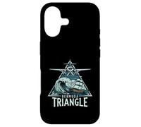 Custodia per iPhone 17 Vintage Bermuda Triangle Mystery Plane Ship Wave Graphic