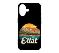 Custodia per iPhone 17 Vintage Eilat Israele Viaggio Souvenir Landmark Gift