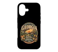 Custodia per iPhone 17 Vintage Georgia Peach State Southern Roots